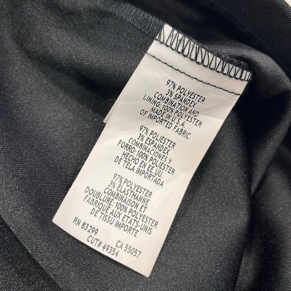 Tiana B Red & Black Beaded Neckline Cocktail Dress –‎ Size 14 - Picture 11 of 13